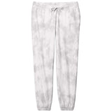 Joe's USA Ladies Beach Washed Cloud Fleece Tie-Dye Sweatpants Joe's USA Grey X-Small