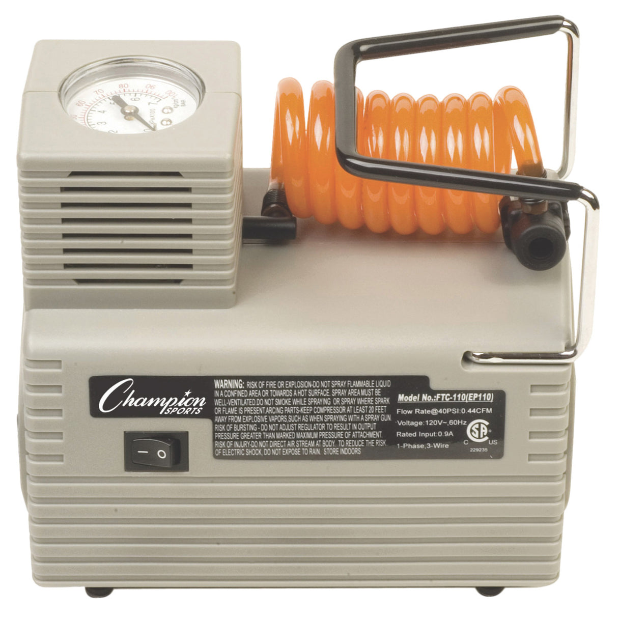 Champion Sports ECONOMY ELECTRIC INFLATING PUMP