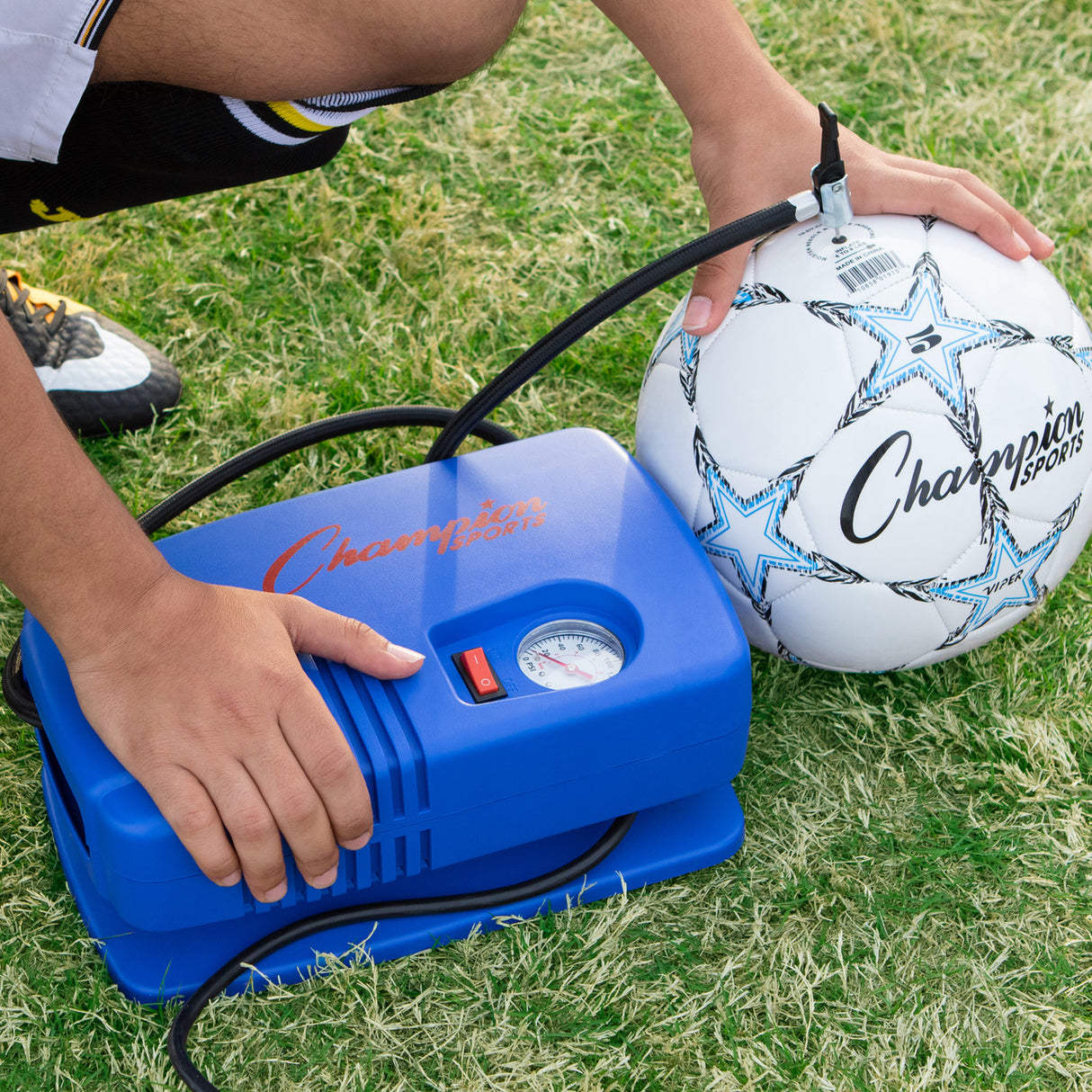 Champion Sports DELUXE ELECTRIC INFLATING PUMP