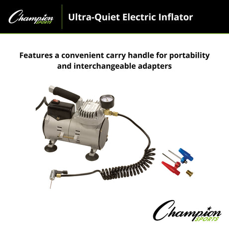 Champion Sports ULTRA-QUIET ELECTRIC INFLATOR