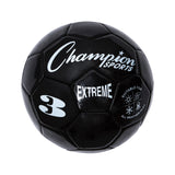 EXTREME SOCCER BALL, SIZE 3 BLACK