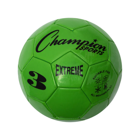 EXTREME SOCCER BALL, SIZE 3 BLACK