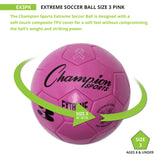 EXTREME SOCCER BALL, SIZE 3 BLACK