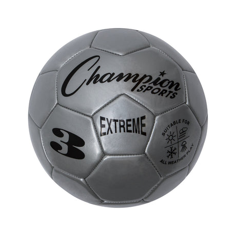 EXTREME SOCCER BALL, SIZE 3 BLACK