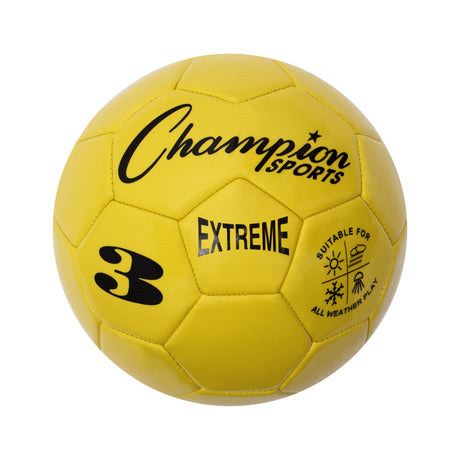 EXTREME SOCCER BALL, SIZE 3 BLACK