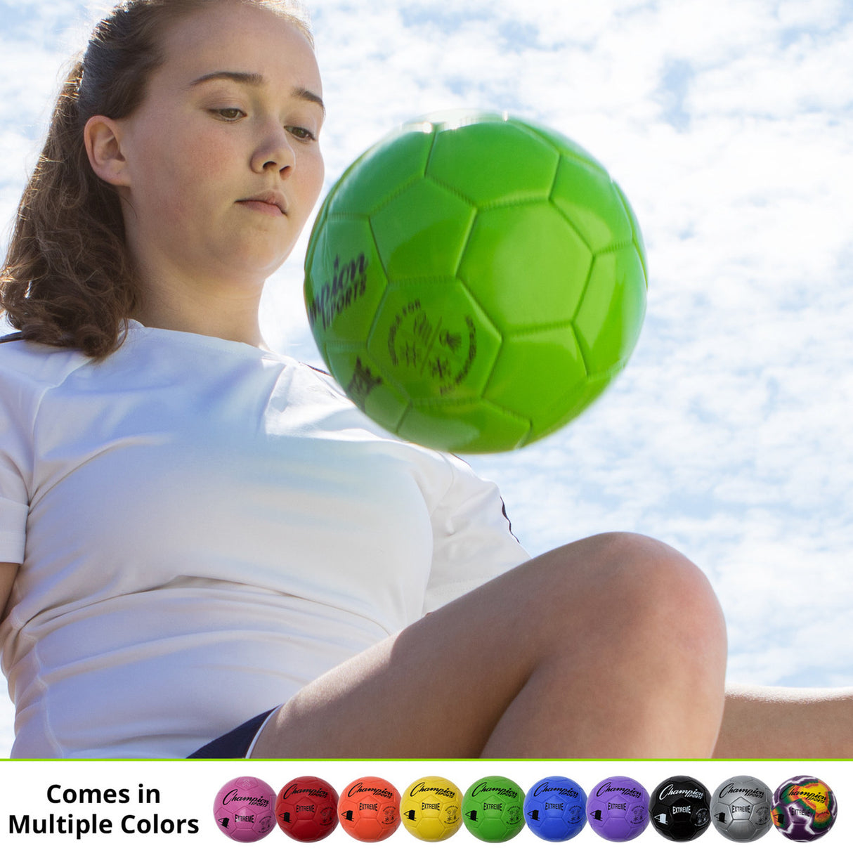 EXTREME SOCCER BALL, SIZE 4 BLACK