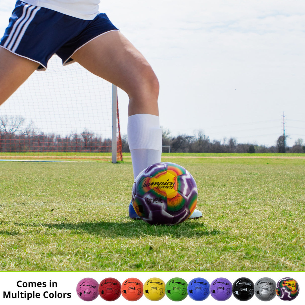 EXTREME SOCCER BALL, SIZE 4 BLACK
