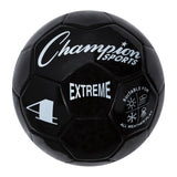 EXTREME SOCCER BALL, SIZE 4 BLACK
