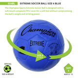 EXTREME SOCCER BALL, SIZE 4 BLACK