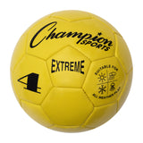 EXTREME SOCCER BALL, SIZE 4 BLACK