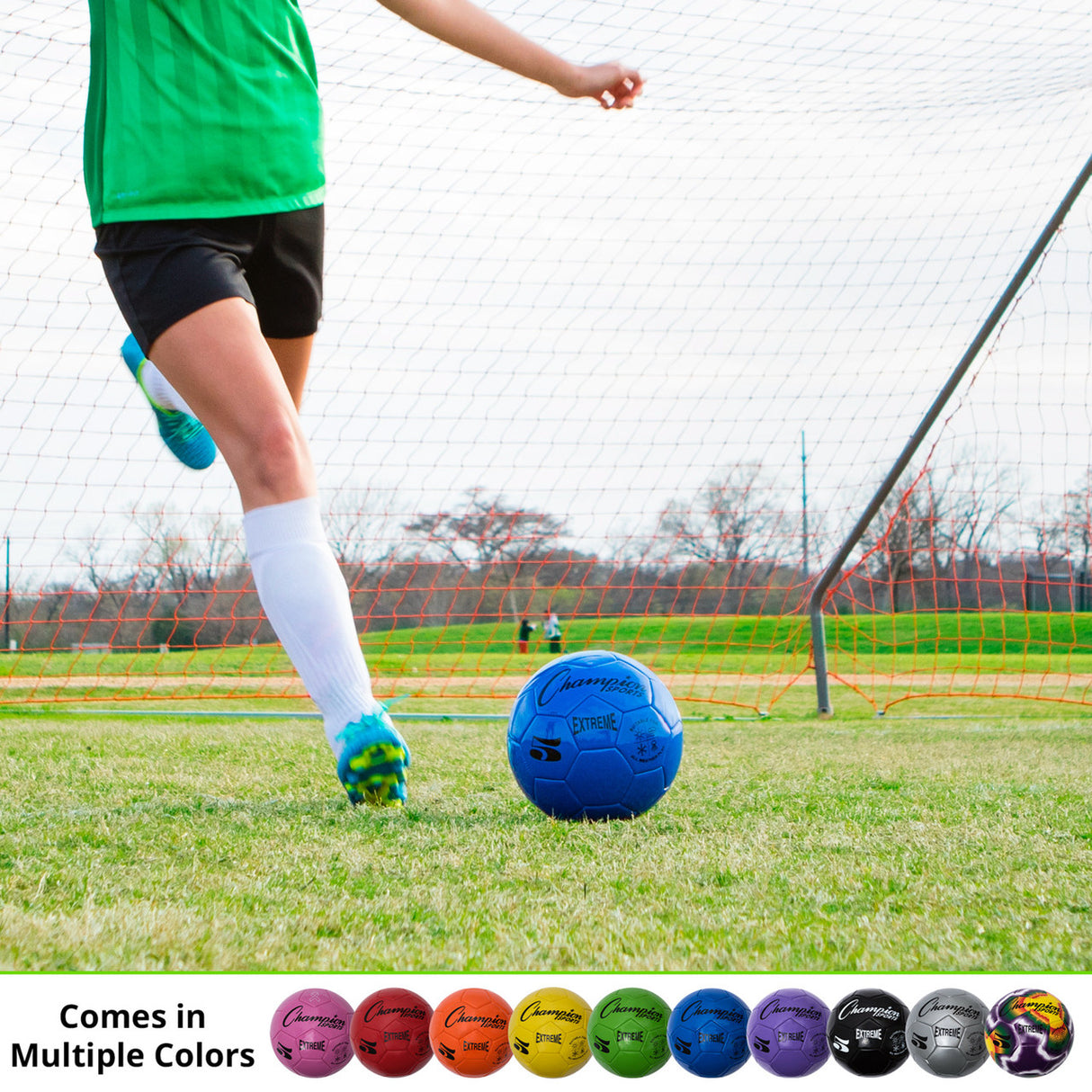 EXTREME SOCCER BALL, SIZE 5 BLACK