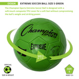 EXTREME SOCCER BALL, SIZE 5 BLACK