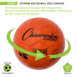 EXTREME SOCCER BALL, SIZE 5 BLACK