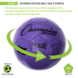 EXTREME SOCCER BALL, SIZE 5 BLACK