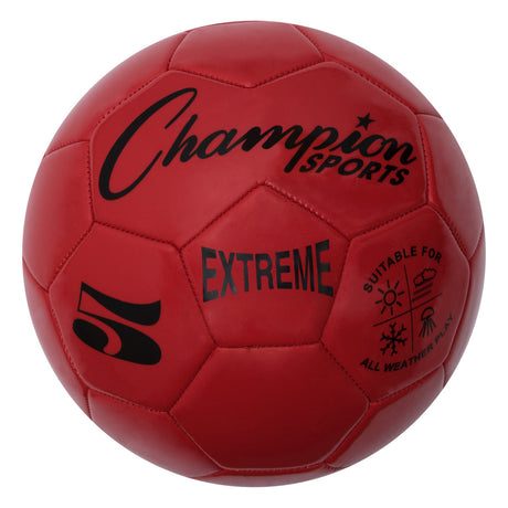 EXTREME SOCCER BALL, SIZE 5 BLACK