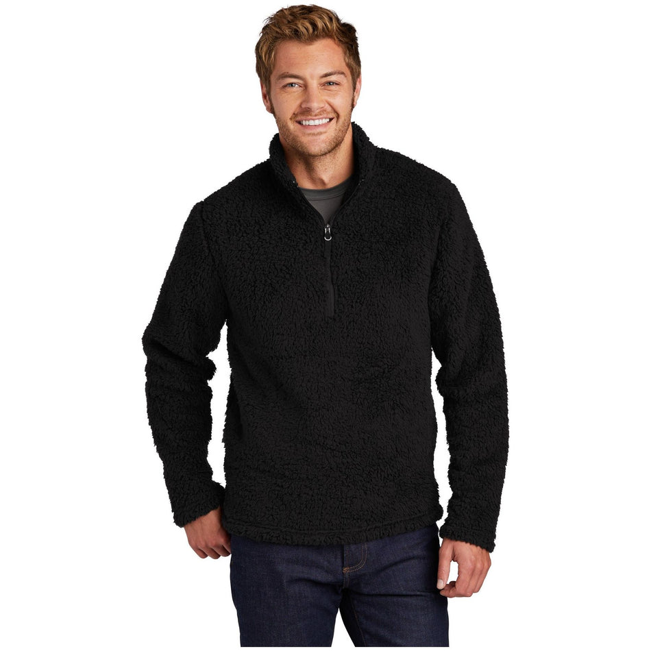 Port Authority ® Cozy 1/4-Zip Fleece F130 - Port Authority F130 Outerwear Port Authority Black XS