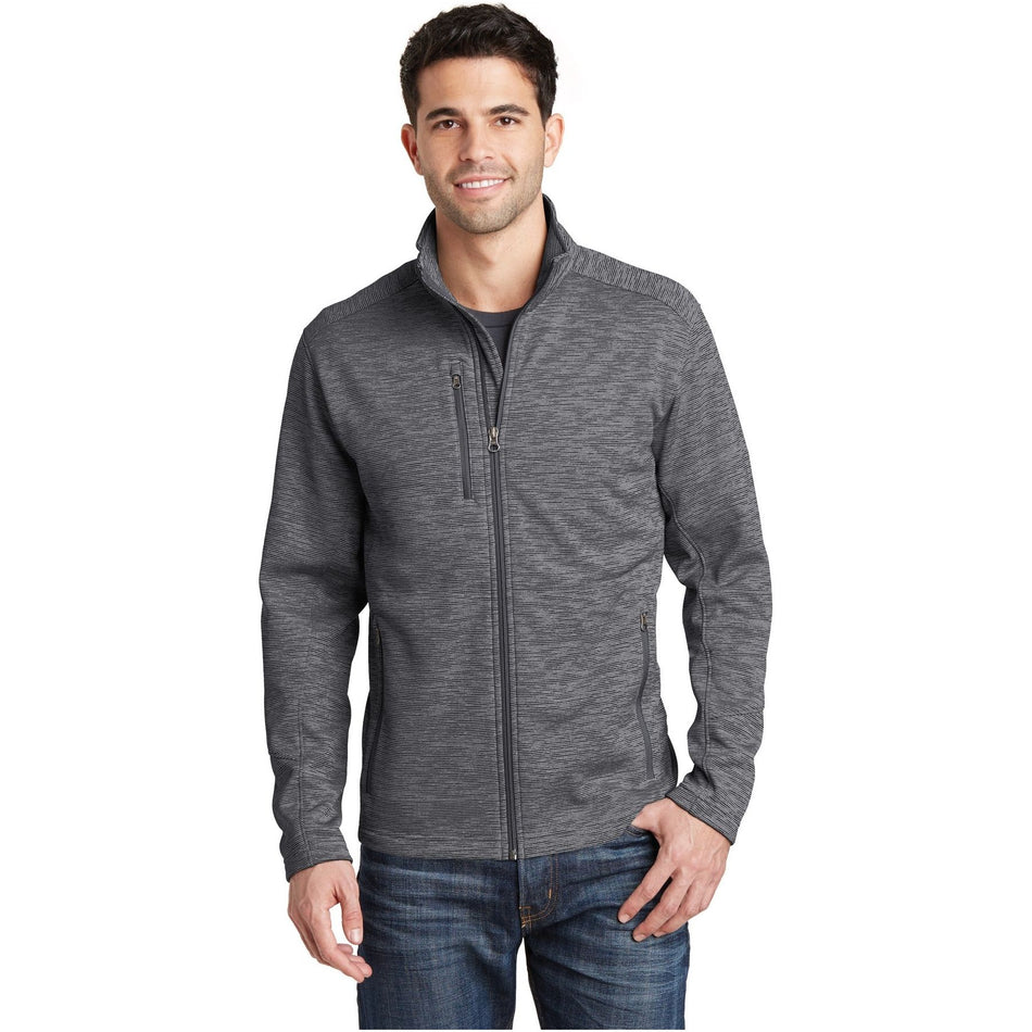 Port Authority ®  Digi Stripe Fleece Jacket. F231 - Port Authority F231