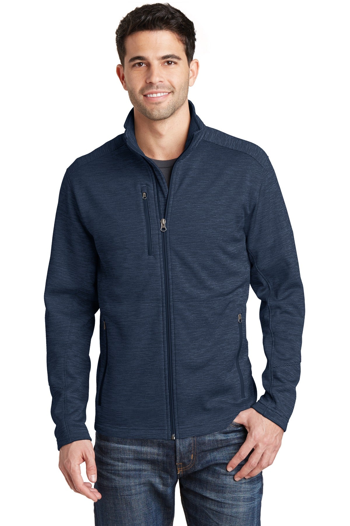 Port Authority ®  Digi Stripe Fleece Jacket. F231 - Port Authority F231