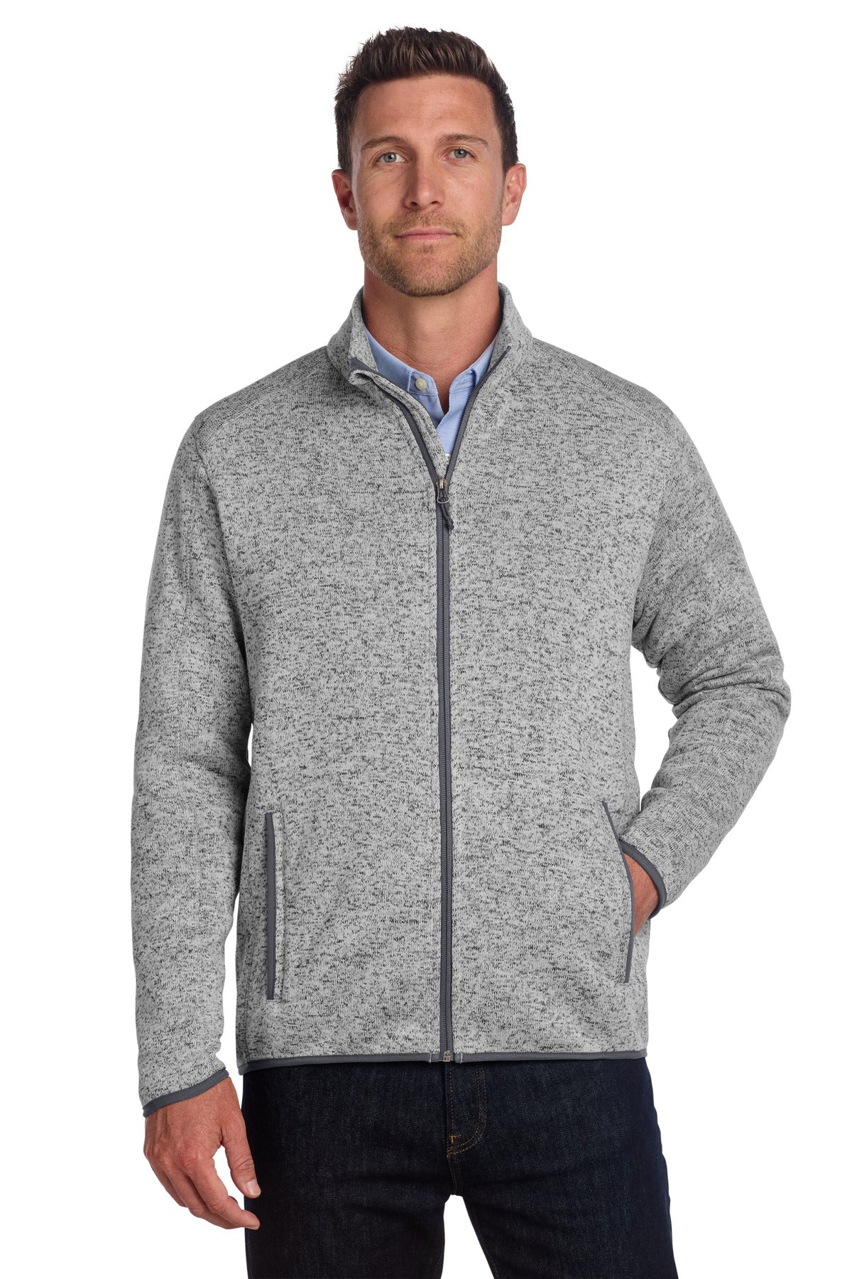 Port Authority ®  Sweater Fleece Jacket. F232 - Port Authority F232
