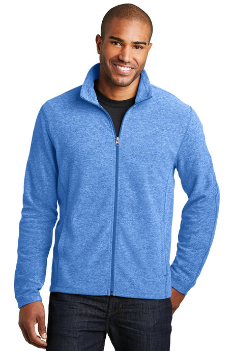 Port Authority F235 Heather Microfleece Full-Zip Jacket