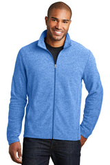 Port Authority F235 Heather Microfleece Full-Zip Jacket