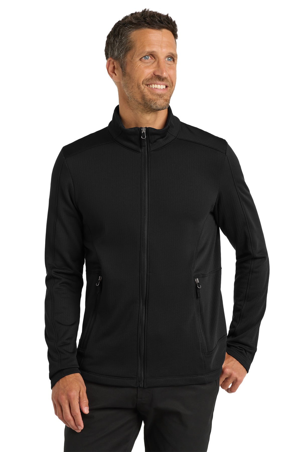 Port Authority  ®  Grid Fleece Jacket. F239 - Port Authority F239