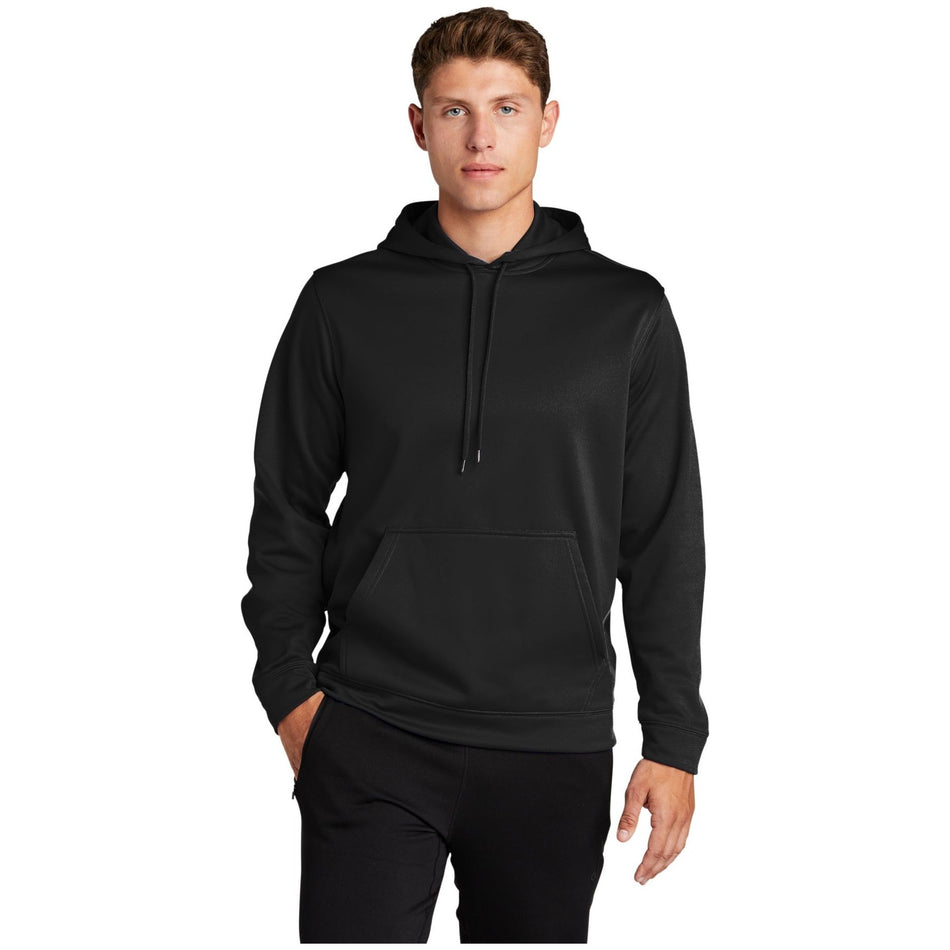 Sport-Tek ® Sport-Wick ® Fleece Hooded Pullover. F244 - Black - Sport-Tek F244 Activewear Sport-Tek Black XS