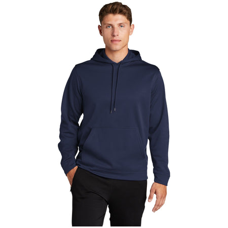 Sport-Tek ® Sport-Wick ® Fleece Hooded Pullover. F244 - Navy - Sport-Tek F244 Activewear Sport-Tek Navy XS