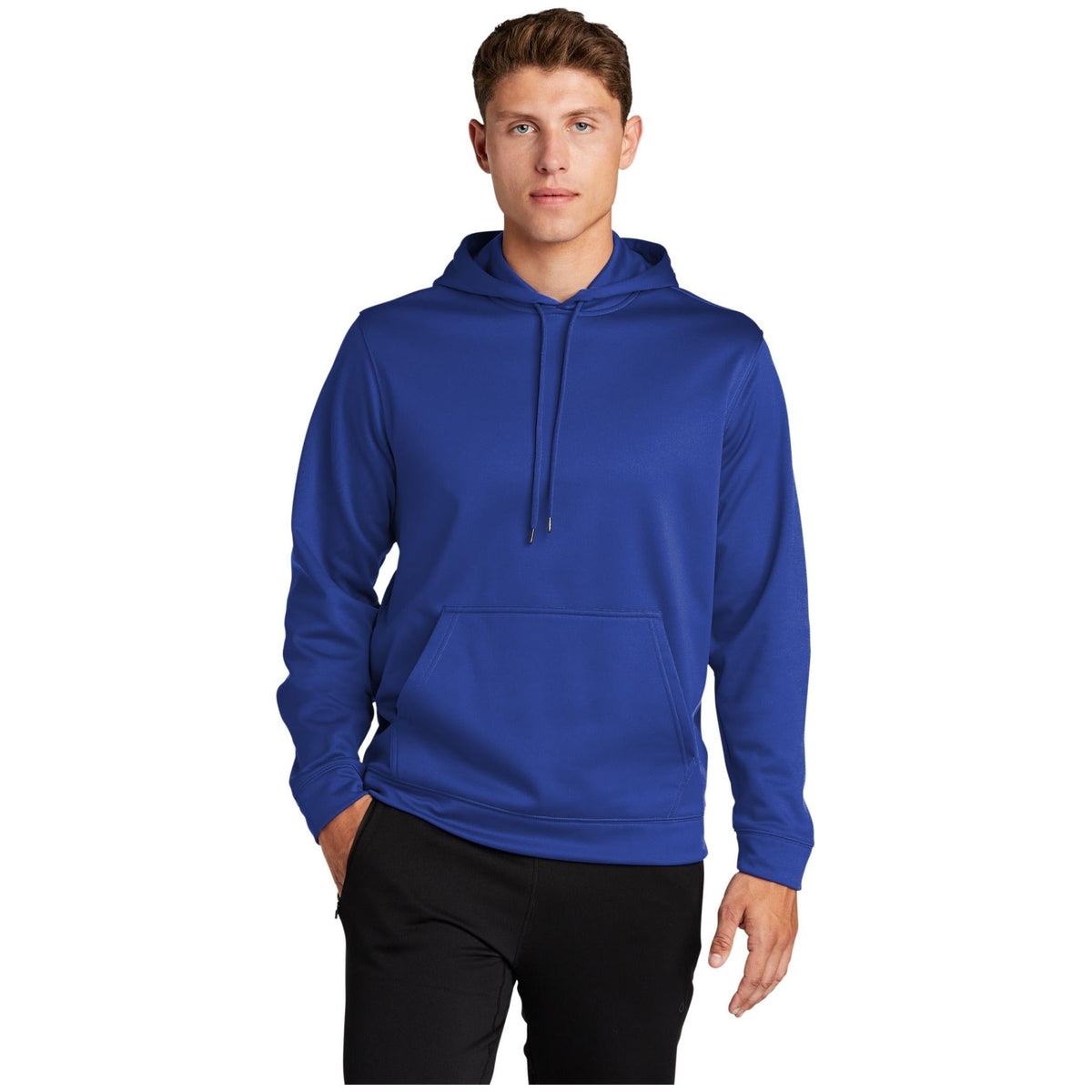 Sport-Tek ® Sport-Wick ® Fleece Hooded Pullover. F244 - True Royal - Sport-Tek F244 Activewear Sport-Tek True Royal XS