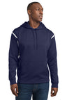 Sport-Tek F246 Tech Fleece Colorblock Hooded Sweatshirt