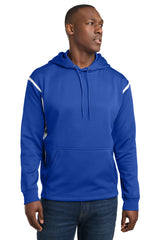 Sport-Tek F246 Tech Fleece Colorblock Hooded Sweatshirt