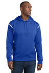 Sport-Tek F246 Tech Fleece Colorblock Hooded Sweatshirt