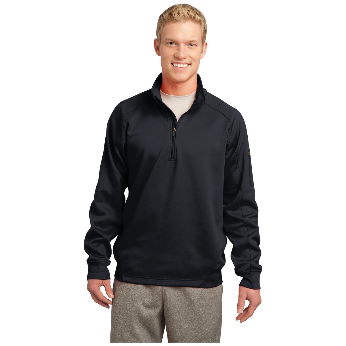 Sport-Tek ® Tech Fleece 1/4-Zip Pullover. F247 - Sport-Tek F247 Activewear Sport-Tek Black XS