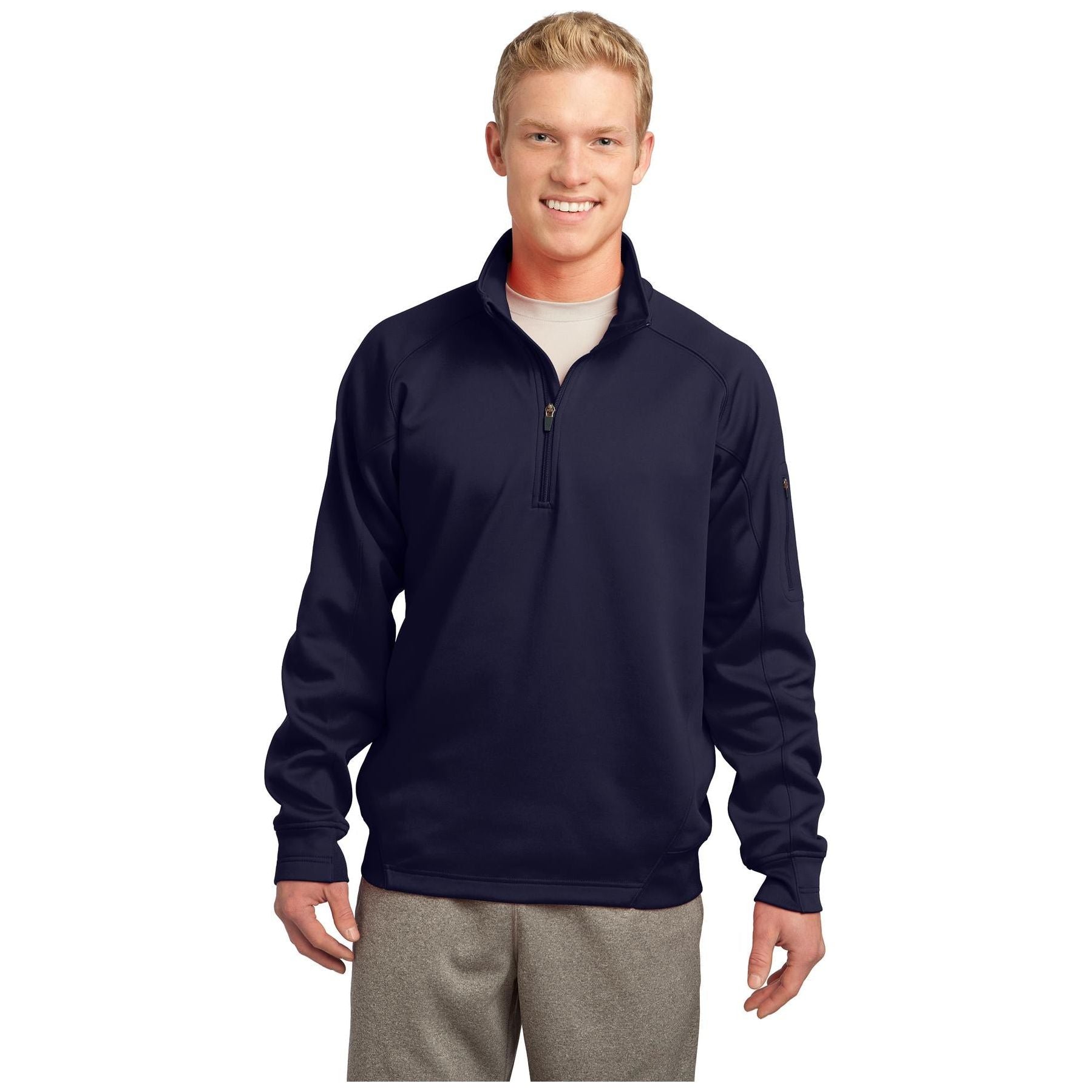 Sport-Tek ® Tech Fleece 1/4-Zip Pullover. F247 - Sport-Tek F247 Activewear Sport-Tek True Navy XS