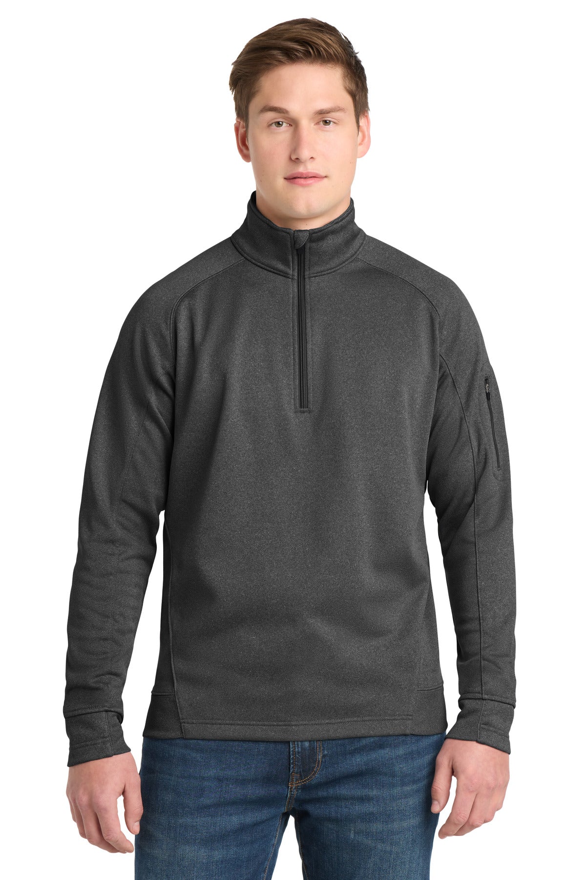 Sport-Tek ®  Tech Fleece 1/4-Zip Pullover. F247 - Sport-Tek F247