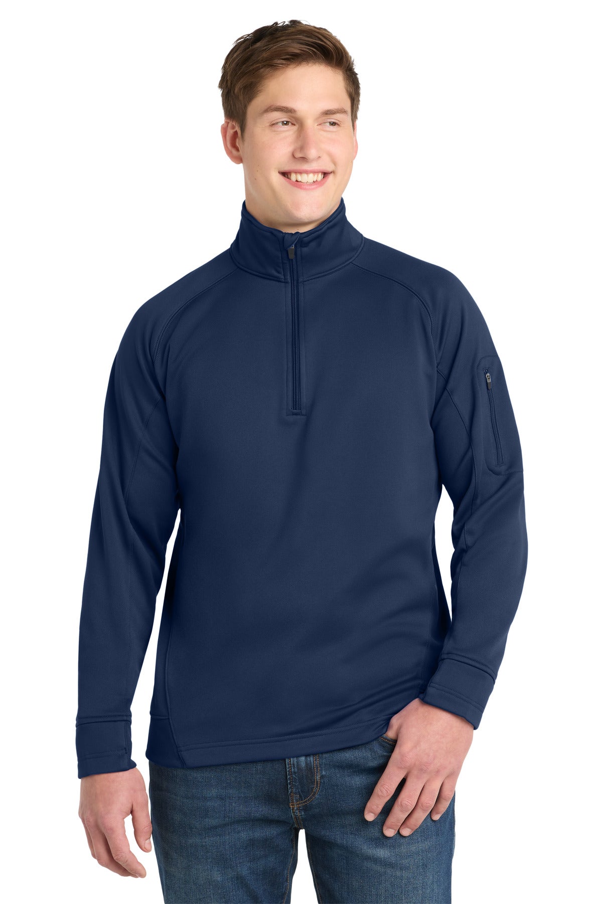 Sport-Tek ®  Tech Fleece 1/4-Zip Pullover. F247 - Sport-Tek F247