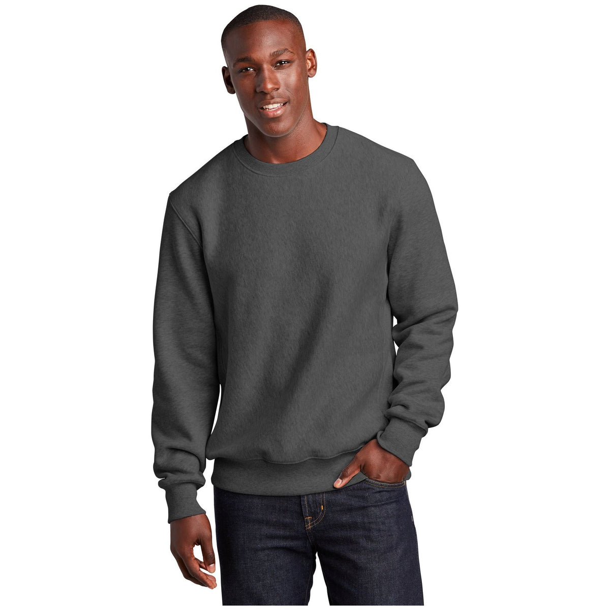 Sport-Tek ® Super Heavyweight Crewneck Sweatshirt. F280 - Sport-Tek F280 Sweatshirts/Fleece Sport-Tek Graphite Heather XS