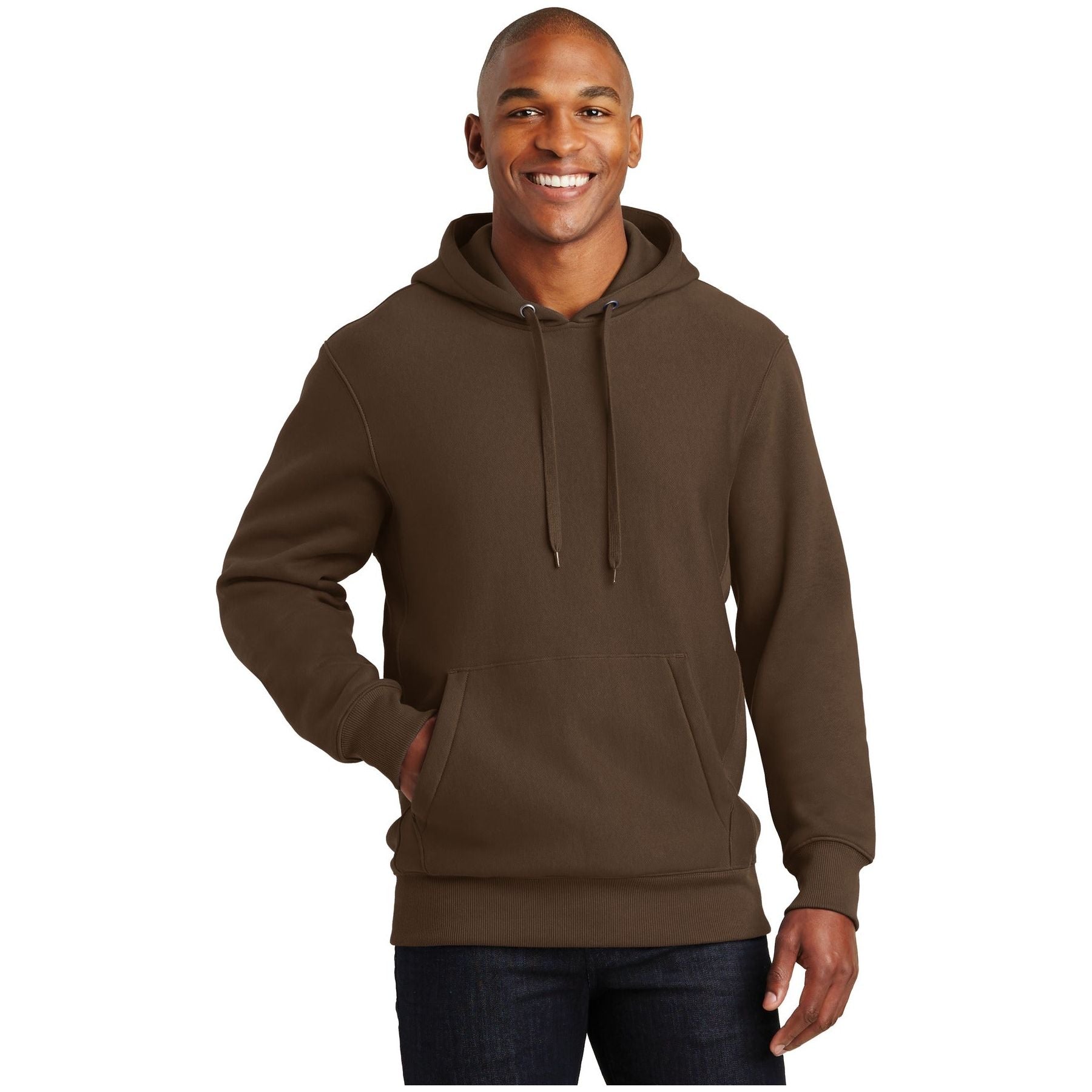 Sport-Tek ® Super Heavyweight Pullover Hooded Sweatshirt. F281 - Sport-Tek F281 Sweatshirts/Fleece Sport-Tek Brown XS