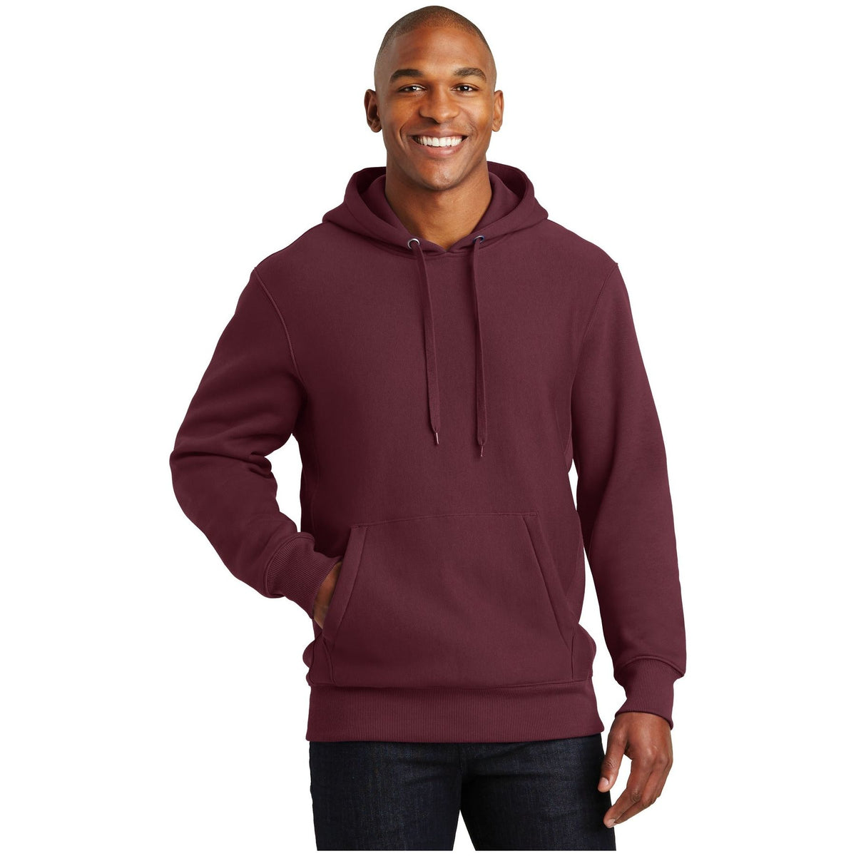 Sport-Tek ® Super Heavyweight Pullover Hooded Sweatshirt. F281 - Sport-Tek F281 Sweatshirts/Fleece Sport-Tek Maroon XS