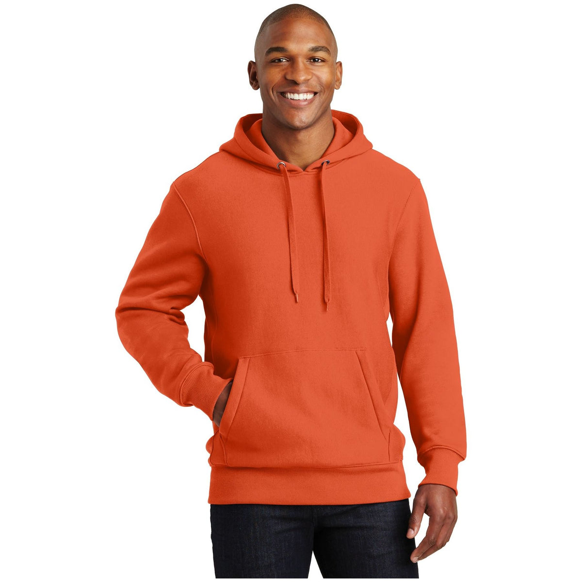 Sport-Tek ® Super Heavyweight Pullover Hooded Sweatshirt. F281 - Sport-Tek F281 Sweatshirts/Fleece Sport-Tek Orange XS