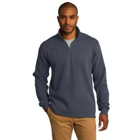 Mens Slub Fleece 1/4-Zip Pullover Joe's USA