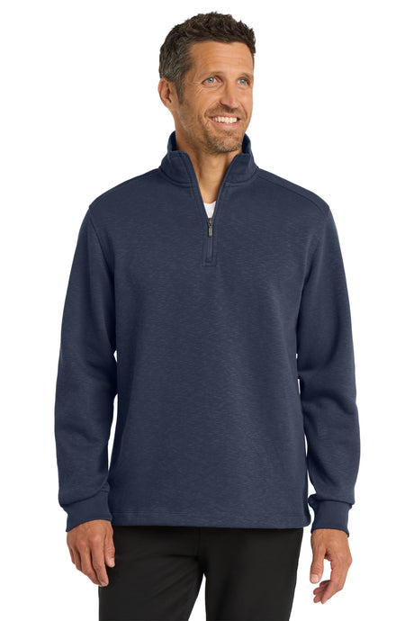 Port Authority F295 Slub Fleece 1/4-Zip Pullover