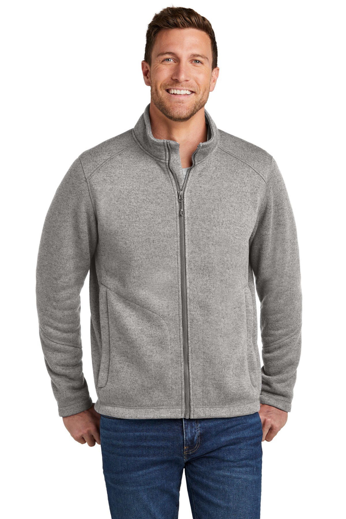 Port Authority F428 Arc Sweater Fleece Jacket | Wholesale