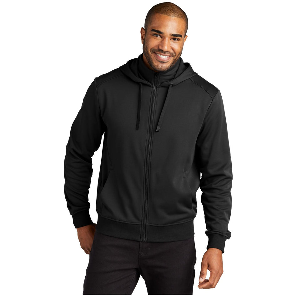 Port Authority ®  Smooth Fleece Hooded Jacket F814 - Port Authority F814