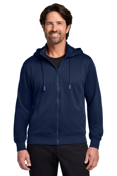 Port Authority F814 Smooth Fleece Hooded Jacket