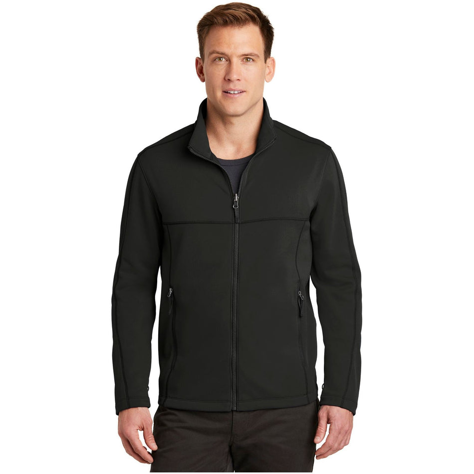 Port Authority ® Collective Smooth Fleece Jacket. F904 - Port Authority F904 Outerwear Port Authority Deep Black XS