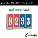 Champion Sports FLIP-A-SCORE TABELTOP SCORER