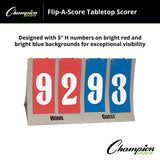 Champion Sports FLIP-A-SCORE TABELTOP SCORER