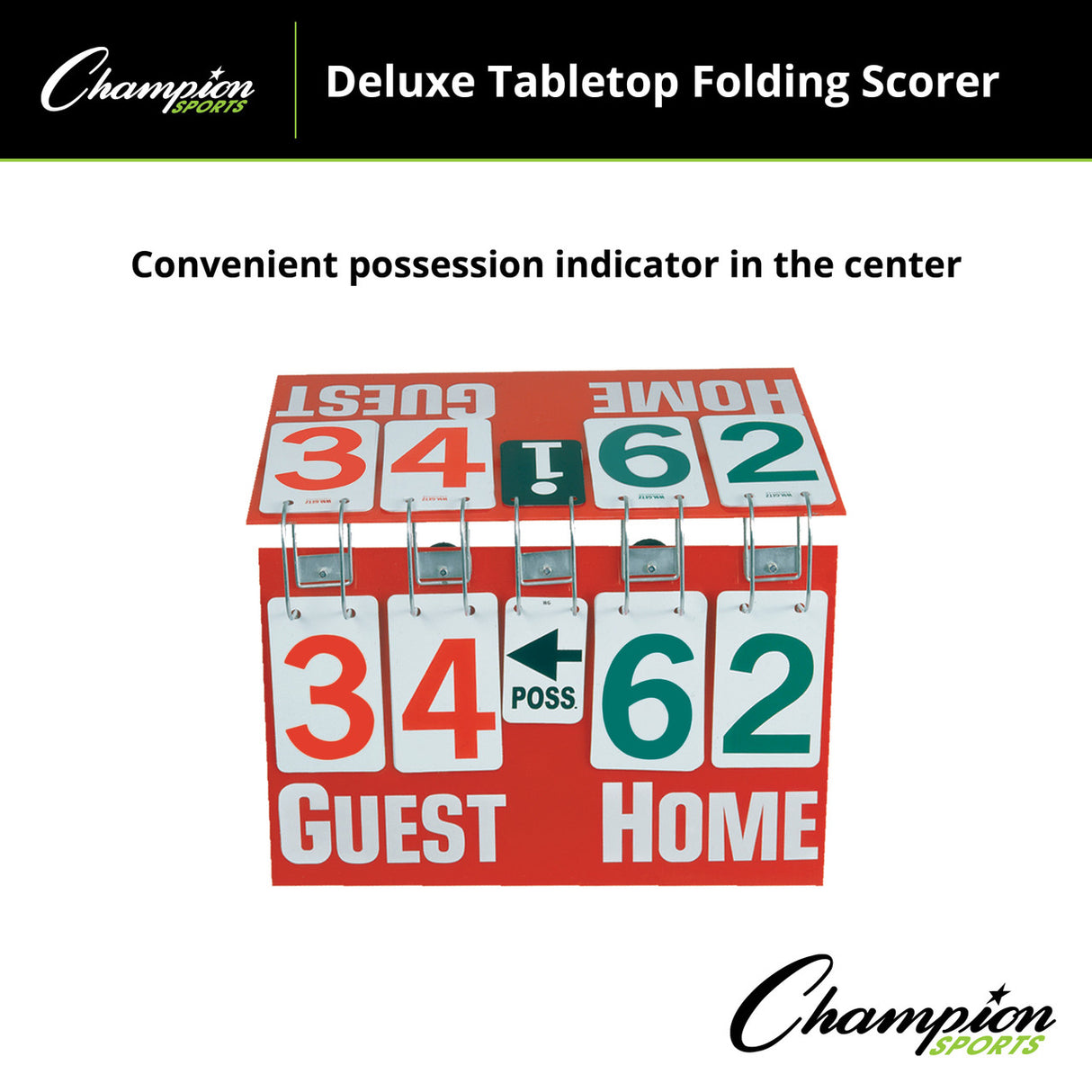 Champion Sports DELUXE TABLETOP SCORER