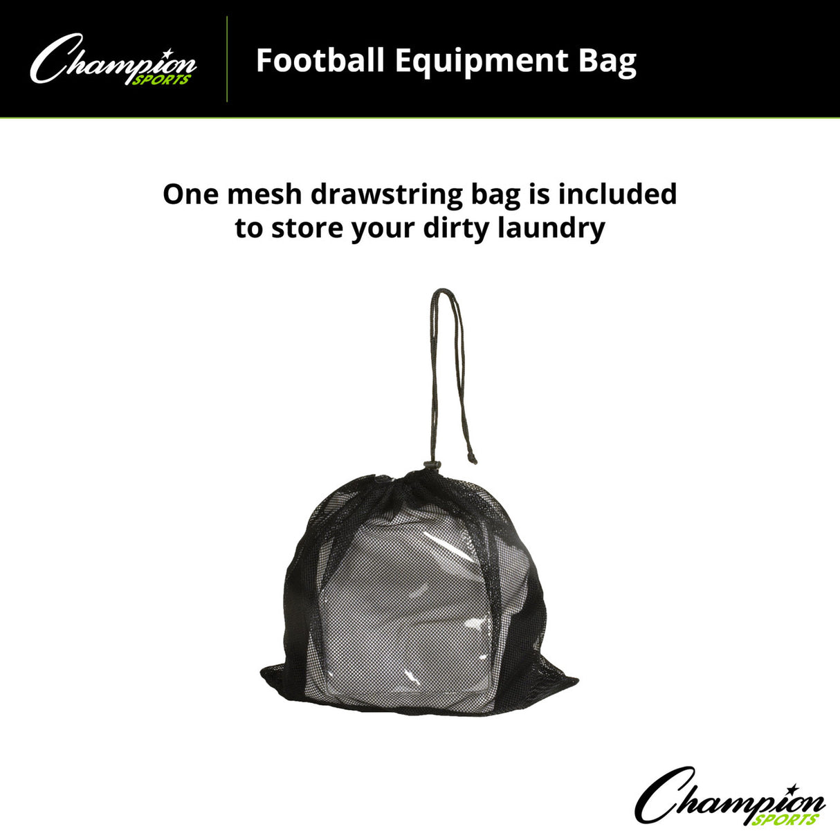 FOOTBALL EQUIPMENT BAG BLACK